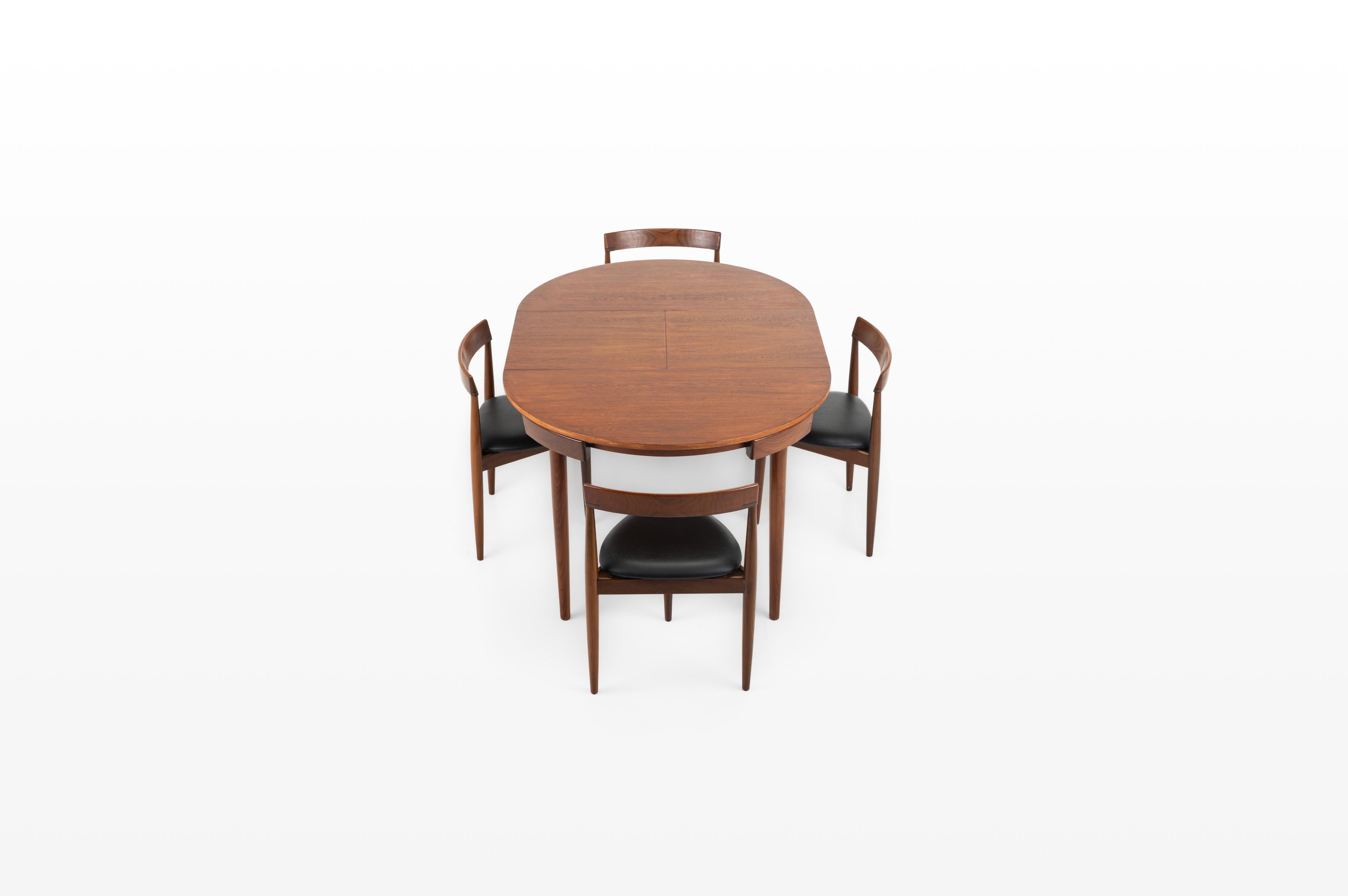 Ensemble de salle à manger Roundette par Hans Olsen pour Rojle Frem, Danemark années 1950 Bon état à Ranst, VAN