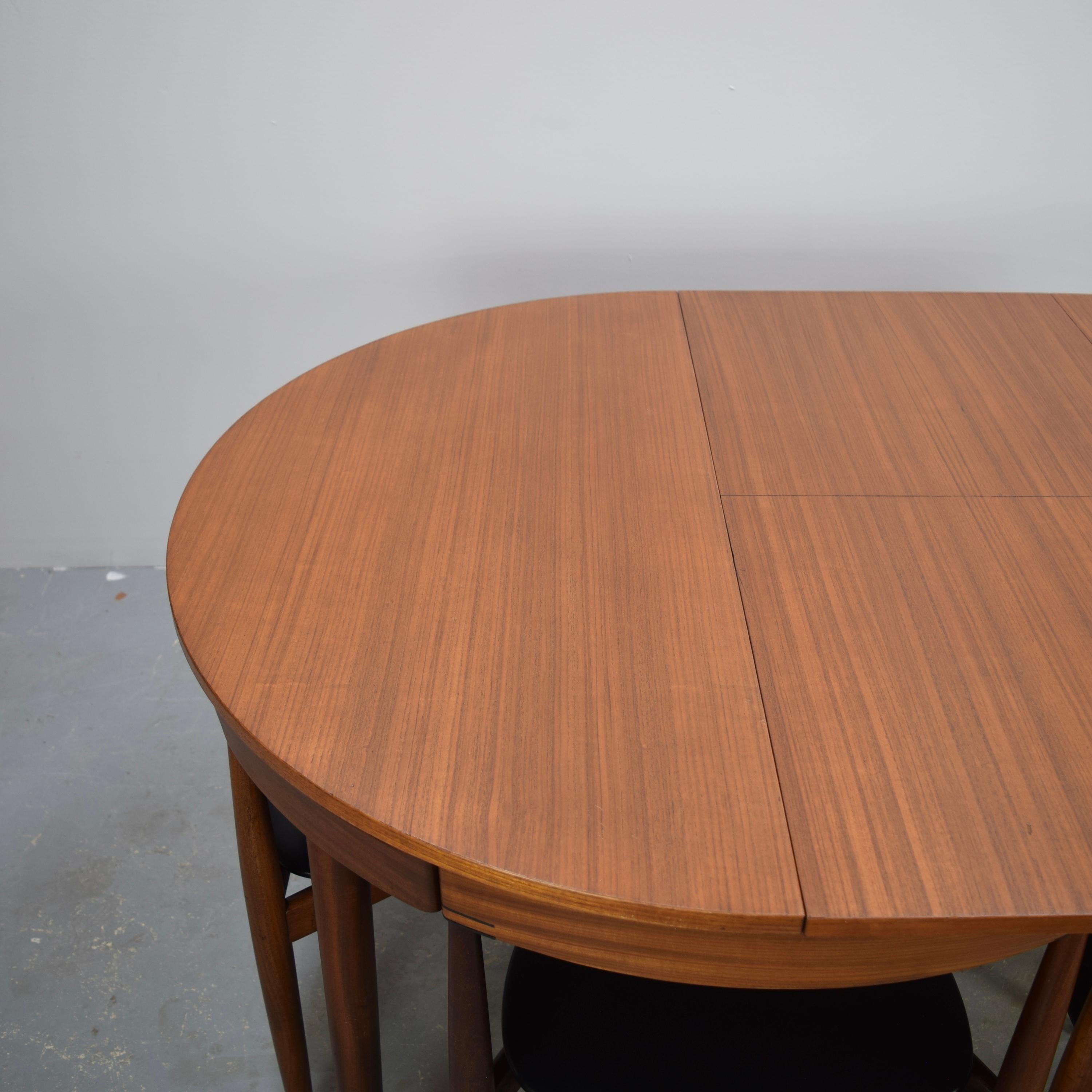 Mid-20th Century Roundette Dining Set by Hans Olsen