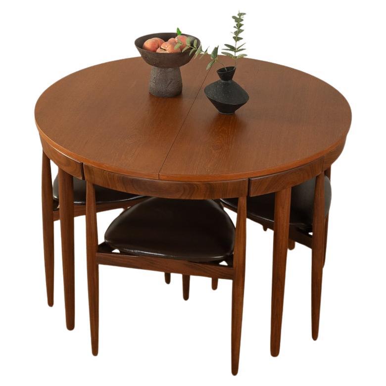 "Roundette" dining set, Hans Olsen For Sale
