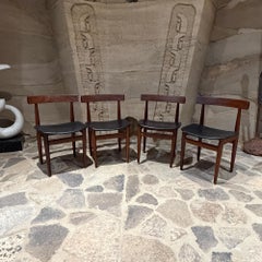 Roundette Nesting Dining Chair Hans Olsen Frem Røjle Danish Modern