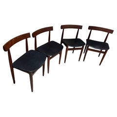Roundette Nesting Dining Chair Hans Olsen Frem Røjle Danish Modern