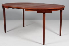 Roundette Teak Extendable Dining Set by Hans Olsen for Frem Røjle, Denmark 1960s