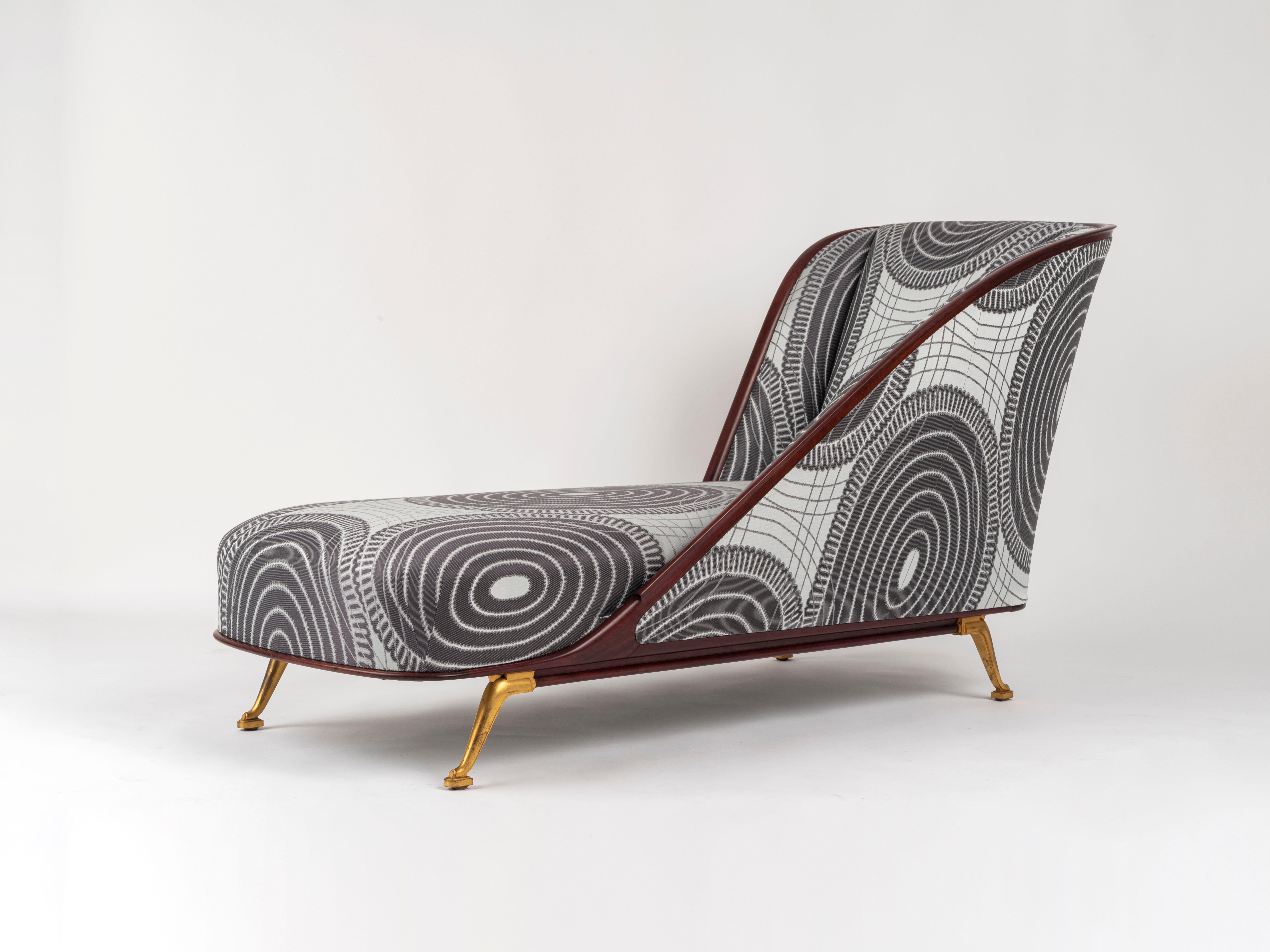 Rousseau y Lardin Chaiselongue, Colección Karl Lagerfeld en Bueno estado para la venta en Berlin, DE