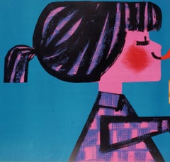 Rousseau, Original Vintage Poster, Conord, Fridge, Ice Cream, Cold, 1960