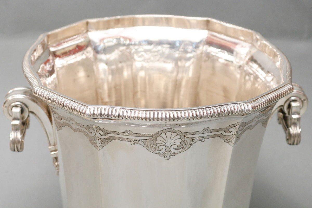 French Roussel-doutre - Important 20th Century Silver Cooler For Sale
