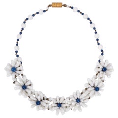 Choker aus Rousselet-Glas mit Paste-Glas
