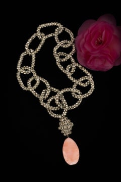 Rousselet rhinestoned necklace