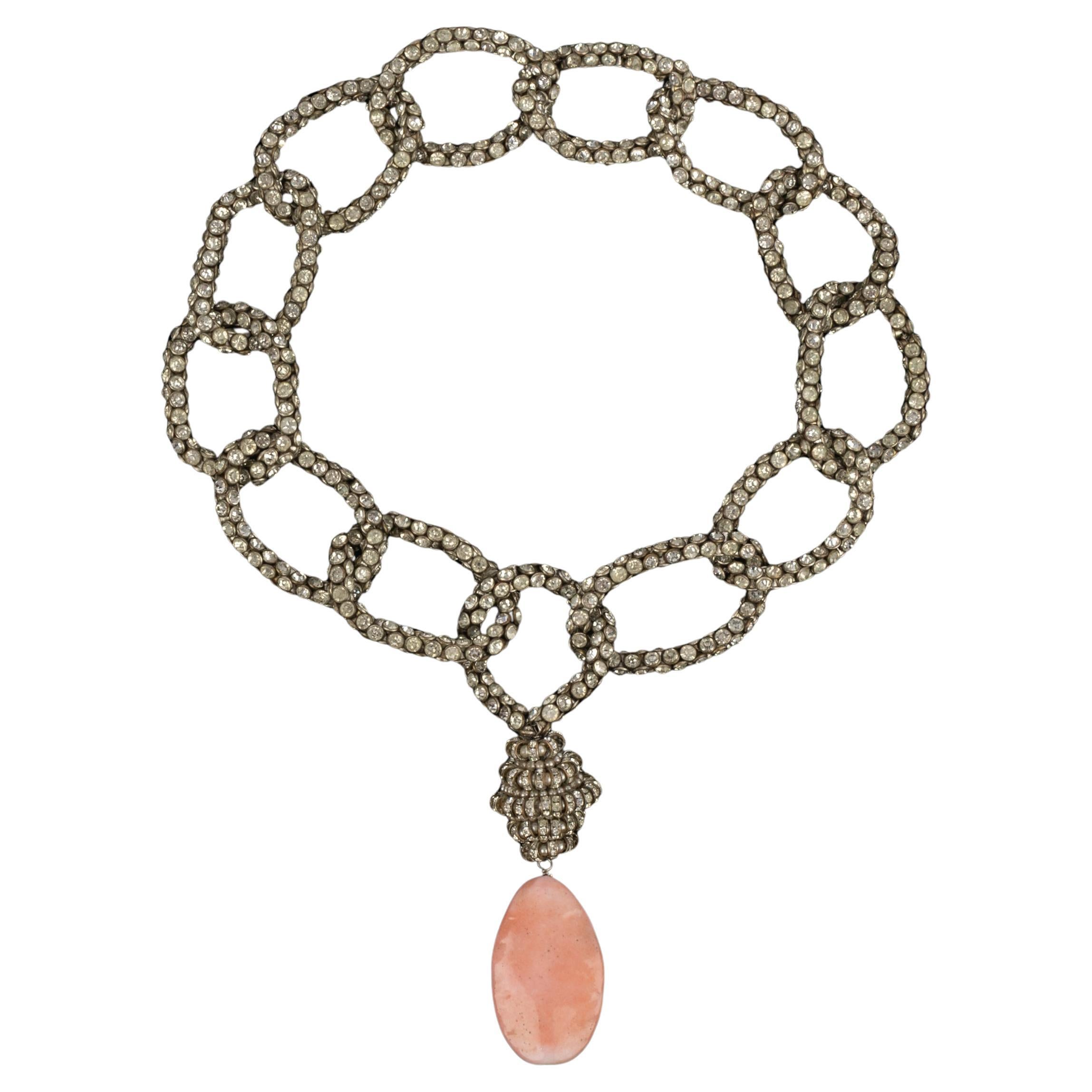 Collana Rousselet con strass
