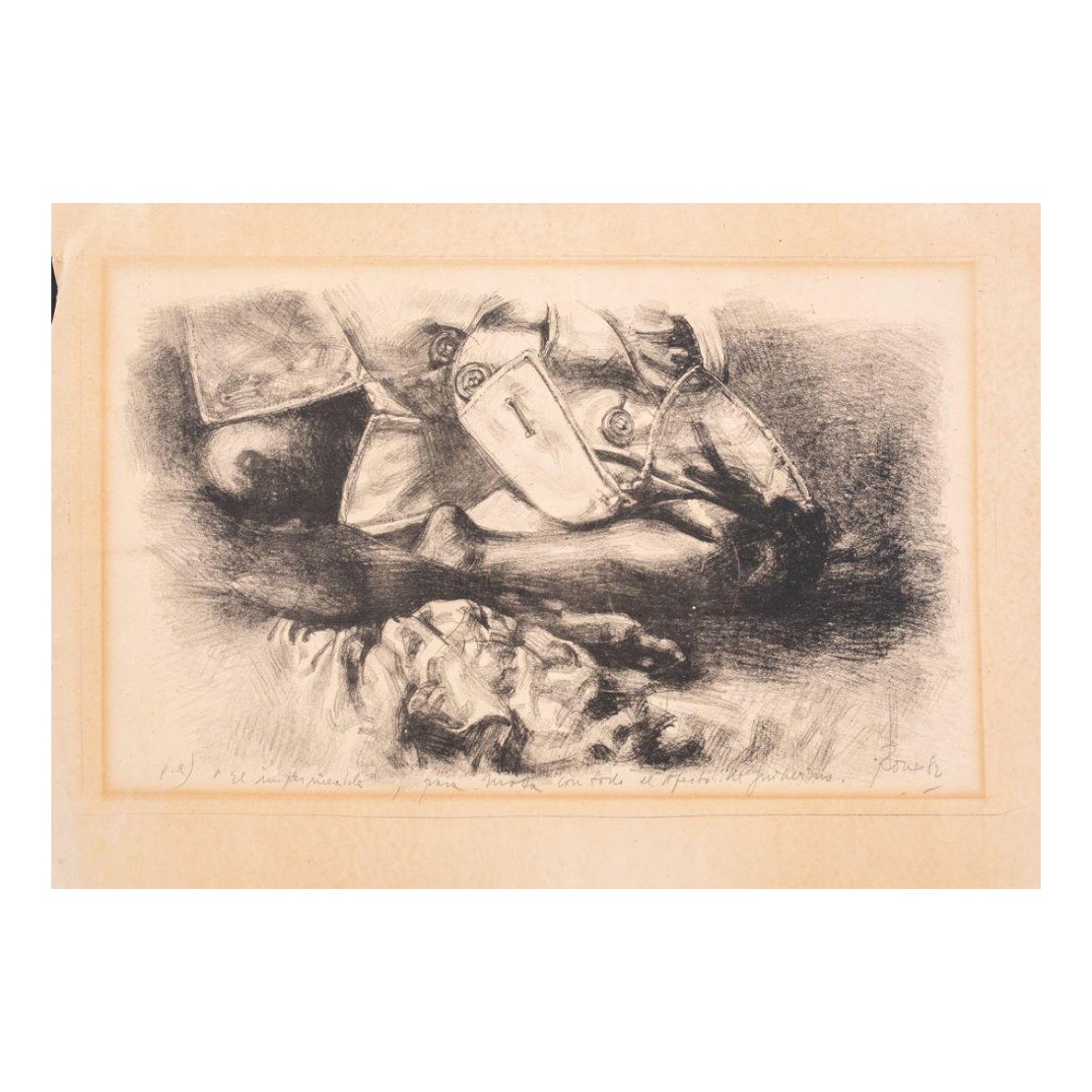 Rout "El Permeable..." Lithograph on Paper