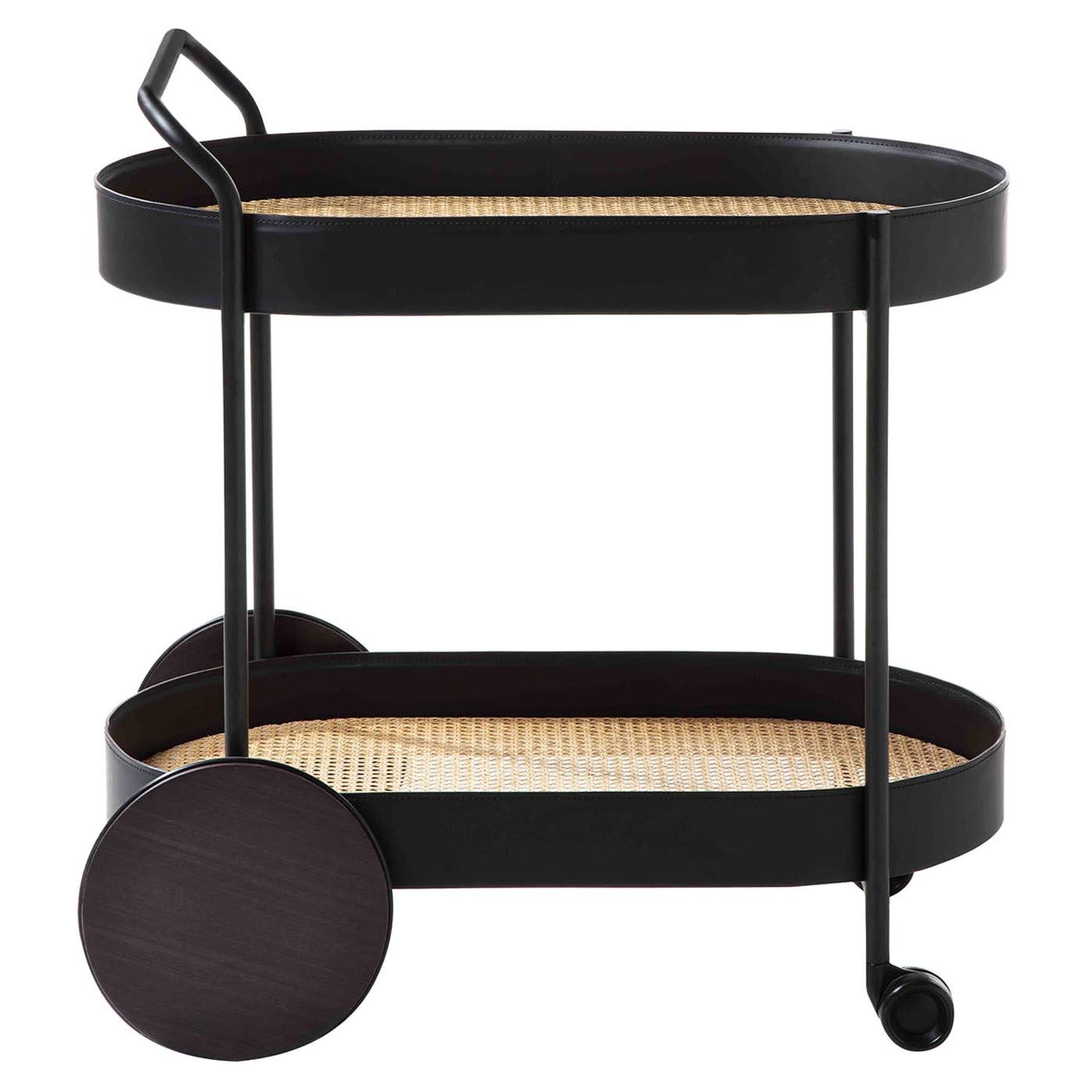 Route Black Bar Cart For Sale