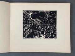 “Route des Hommes” – Sixty Woodcuts by Frans Masereel – 1964 – No. 44 – Zurich