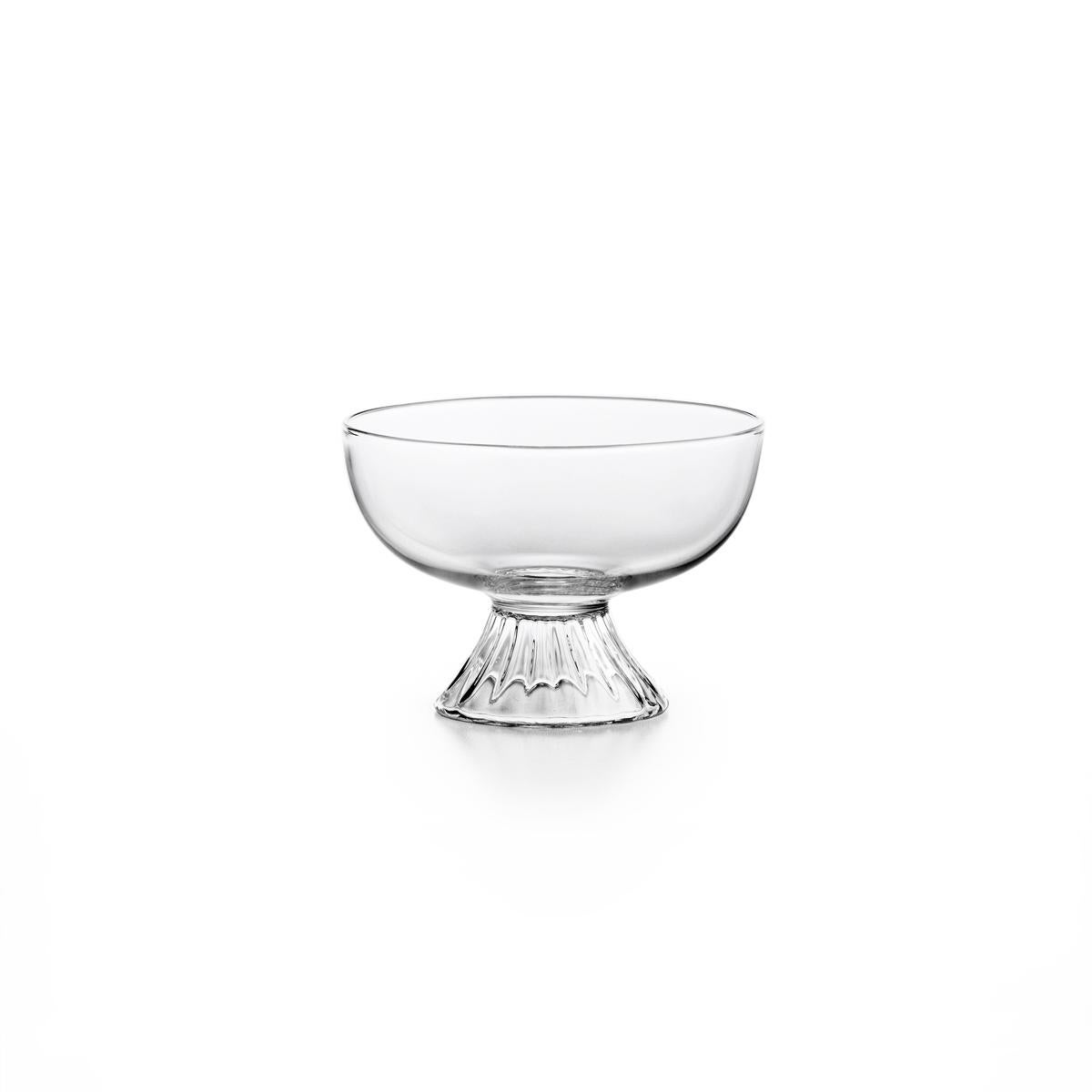 Routine-Tasse-Set aus sechs mundgeblasenem Mouth-Glas, entworfen von Matteo Cibic im Zustand „Neu“ im Angebot in Milan, IT