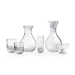 Routine High Carafe in Mouth Blown Glass Designed by Matteo Cibic