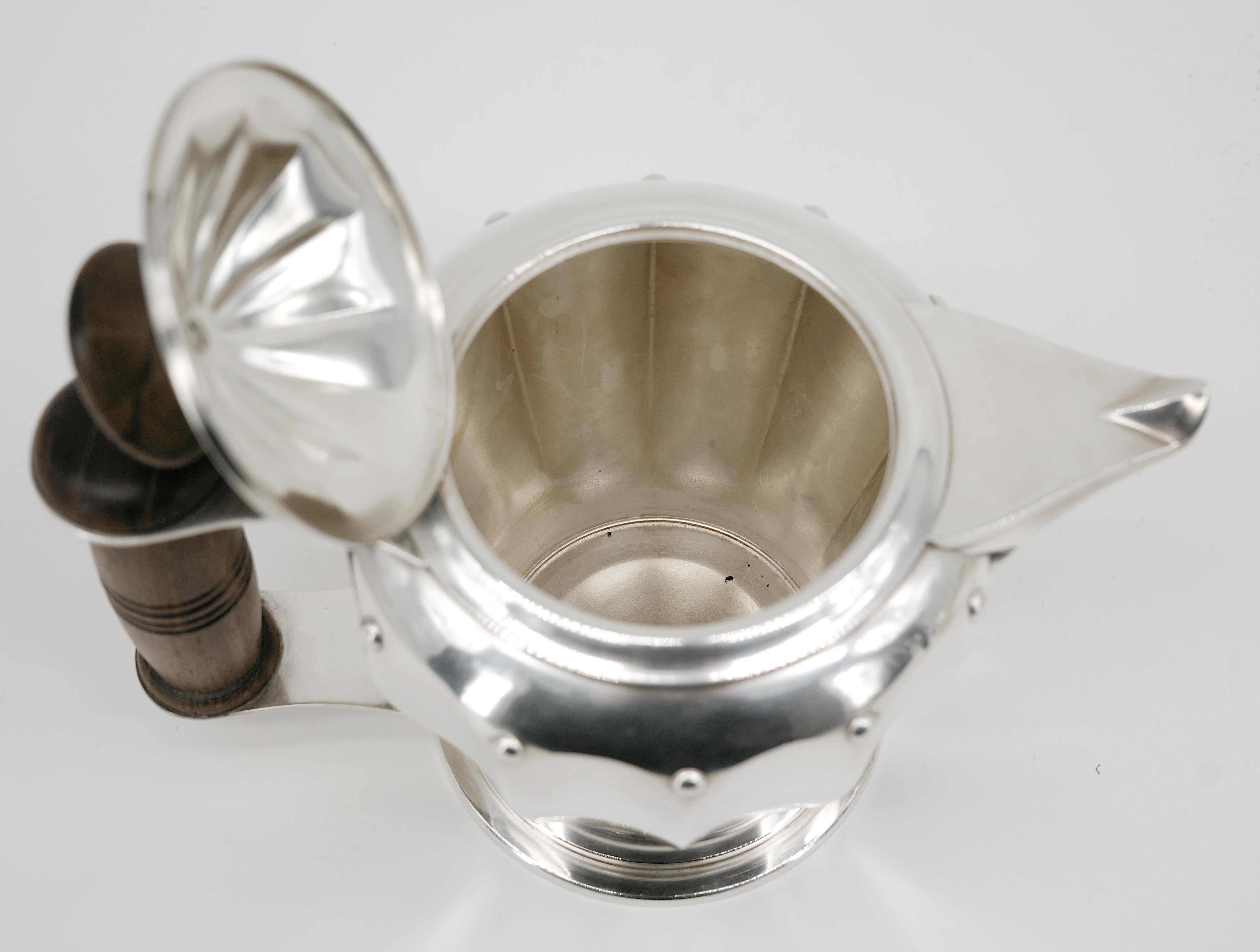 Roux-Marquiand French Art Deco Tea-Coffee Set, 1920 For Sale 2