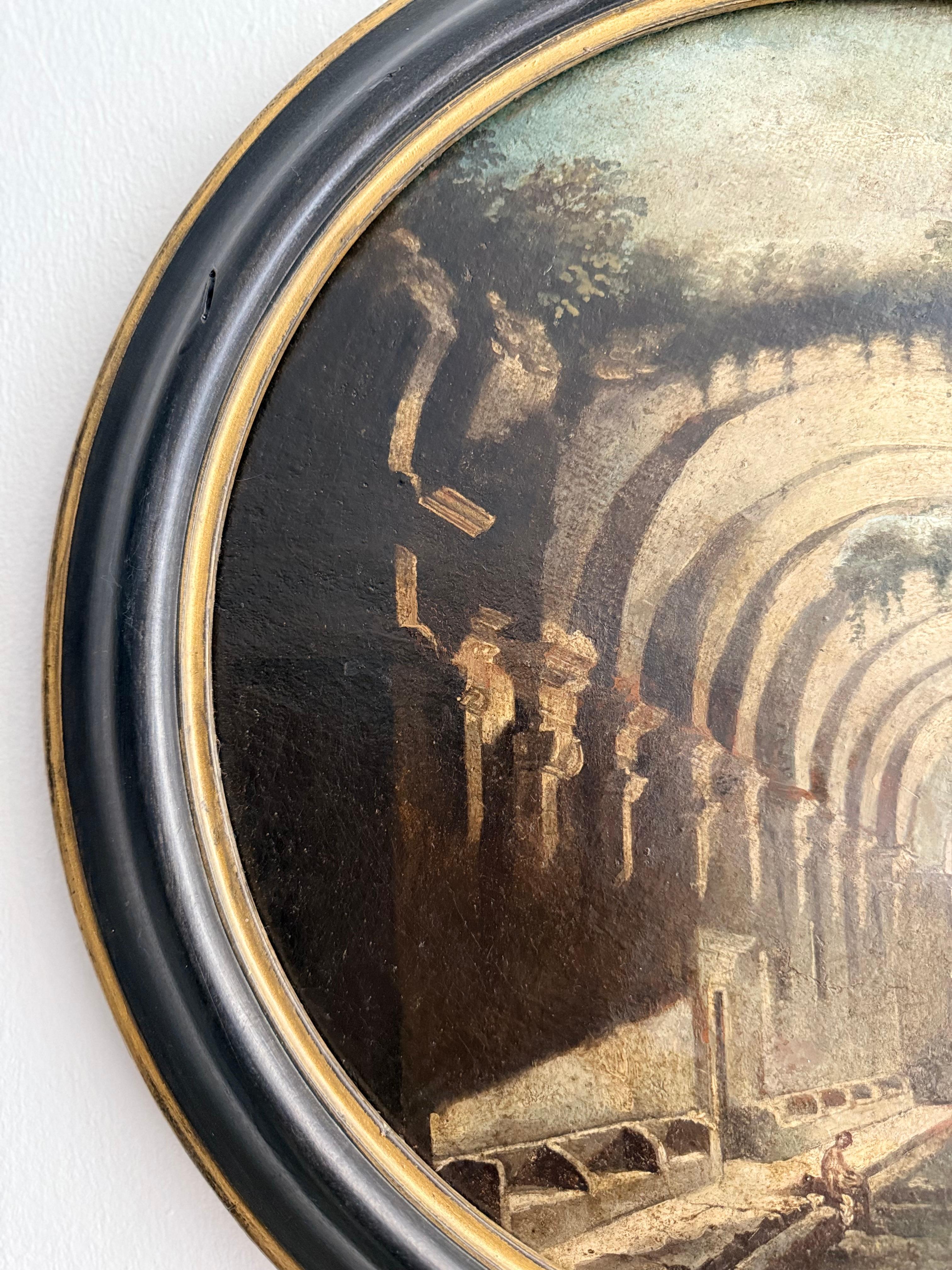 Rovine, olio su tela - inizio XVII secolo in vendita 6