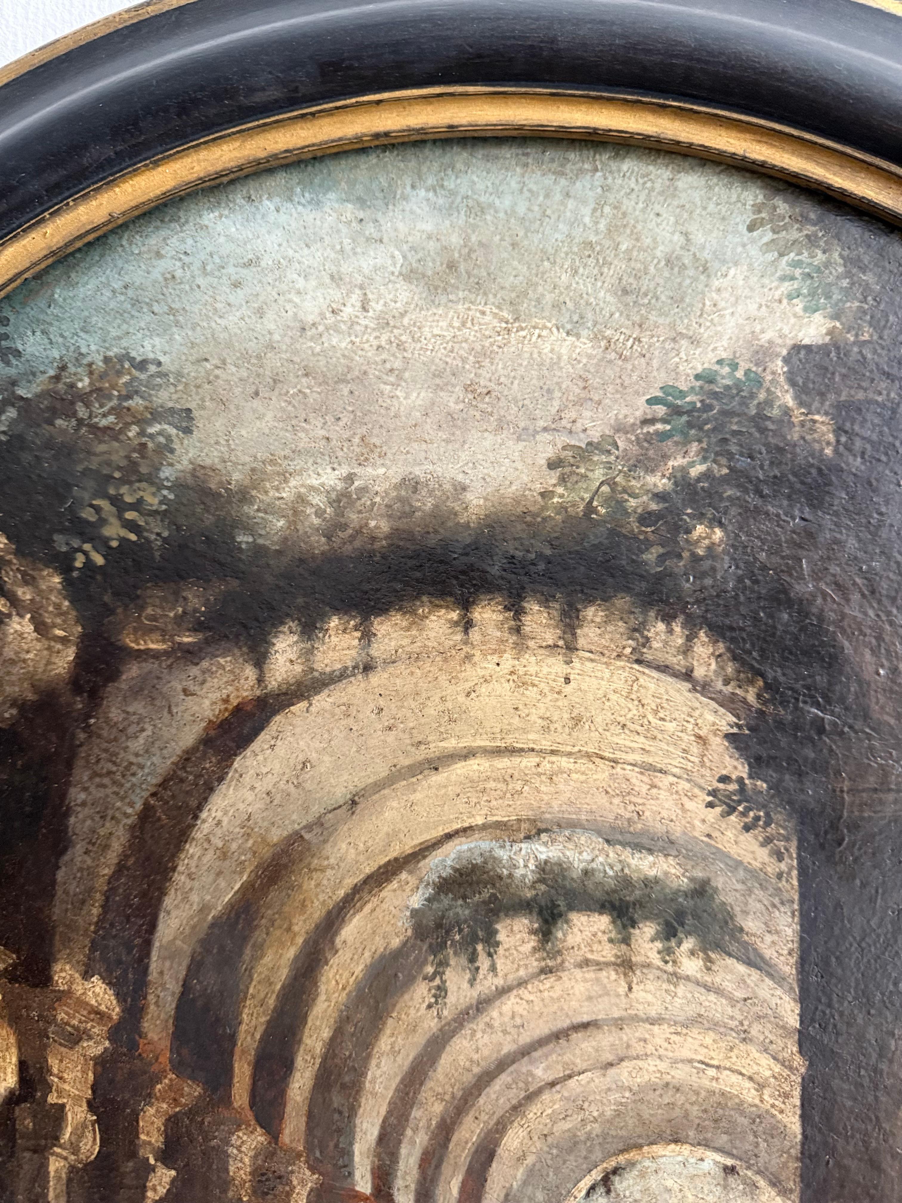 Rovine, olio su tela - inizio XVII secolo in vendita 7