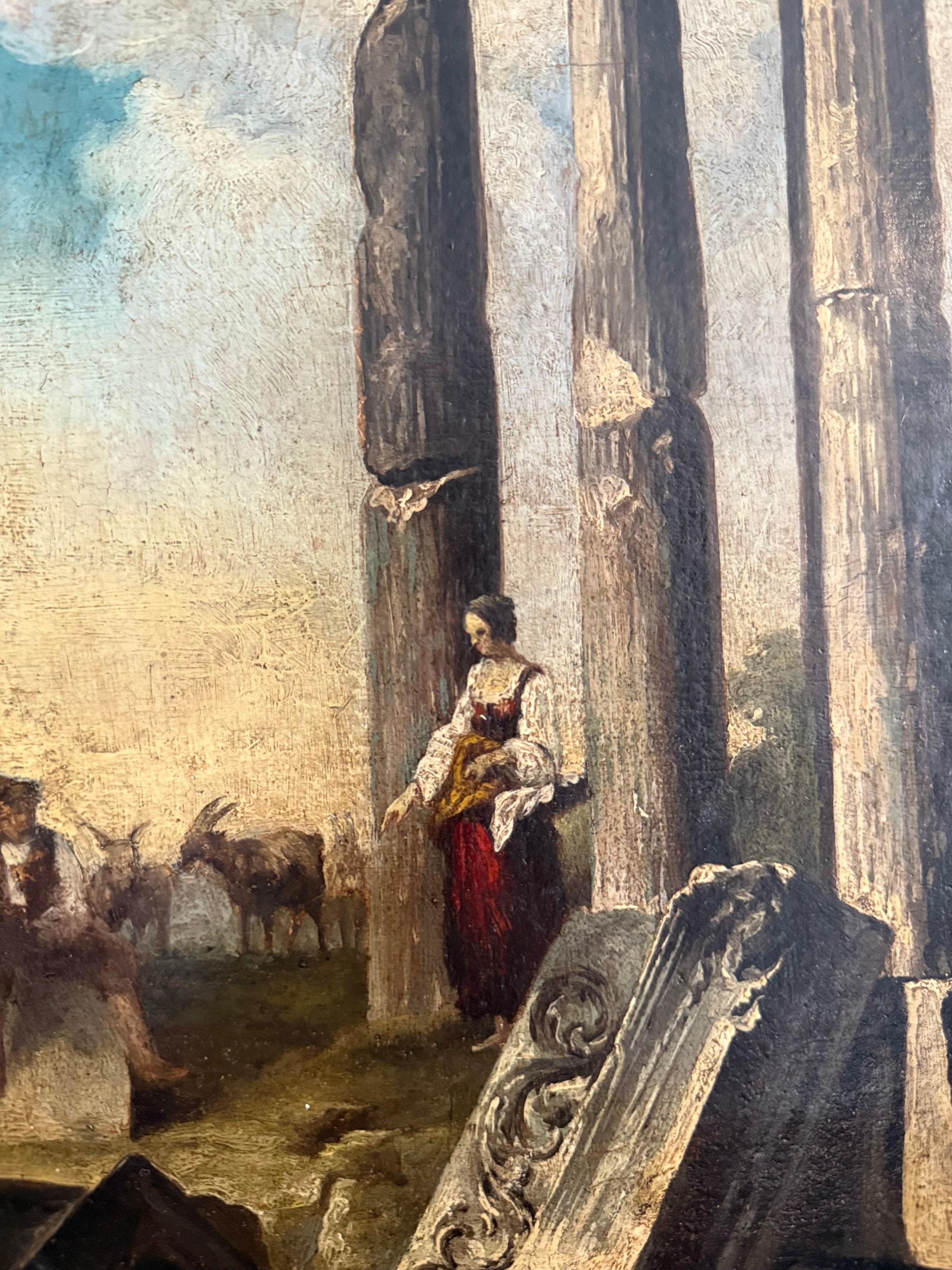 Tela Rovine, olio su tela - inizio XVII secolo in vendita