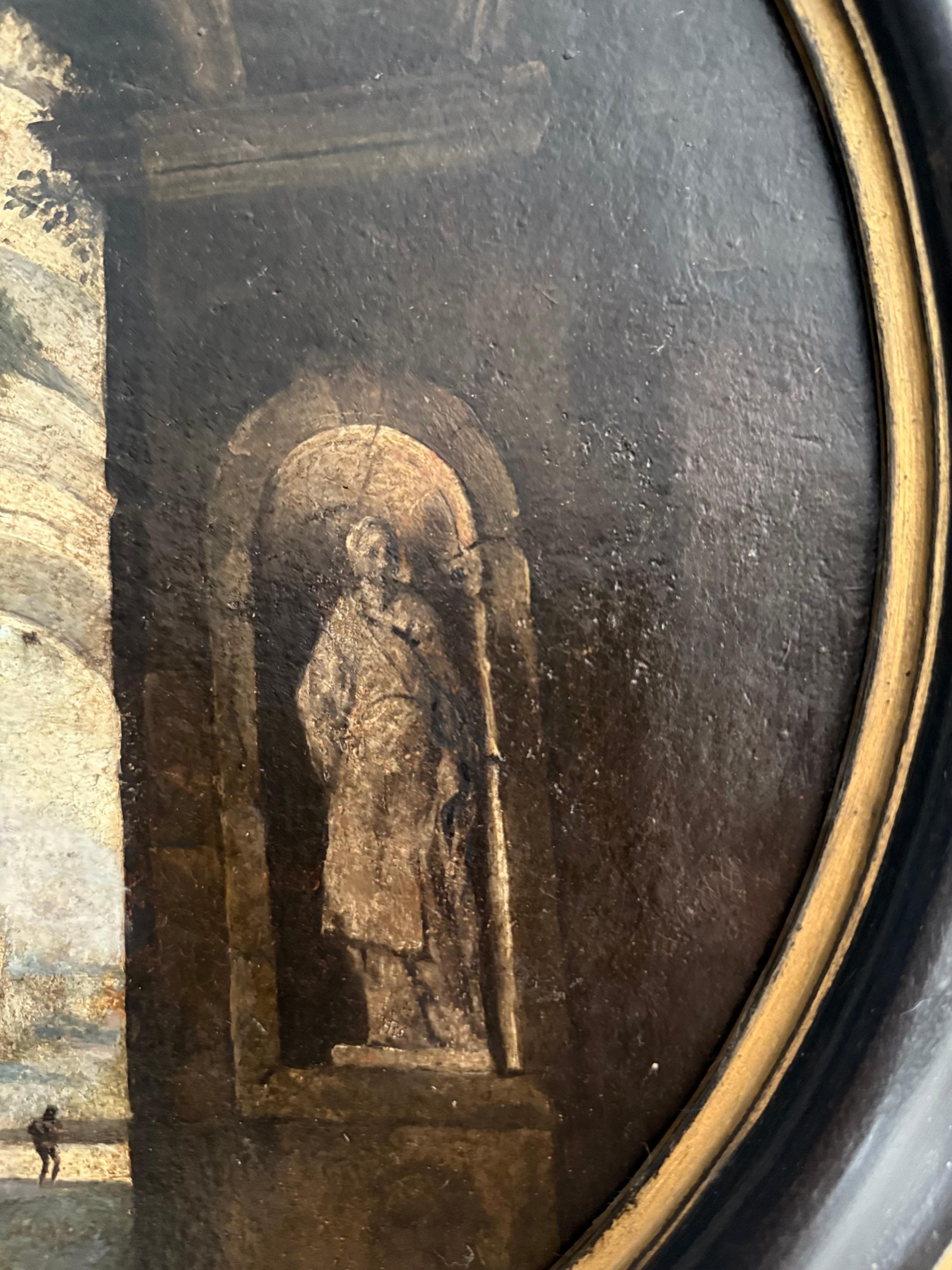 Rovine, olio su tela - inizio XVII secolo in vendita 4