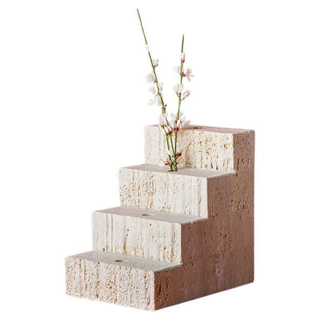 21st Century Contemporary Marble Vase Handmade in Italy by Ilaria Bianchi For Sale