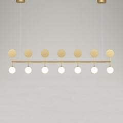 Row Brass Pendant Light by Atelier Areti