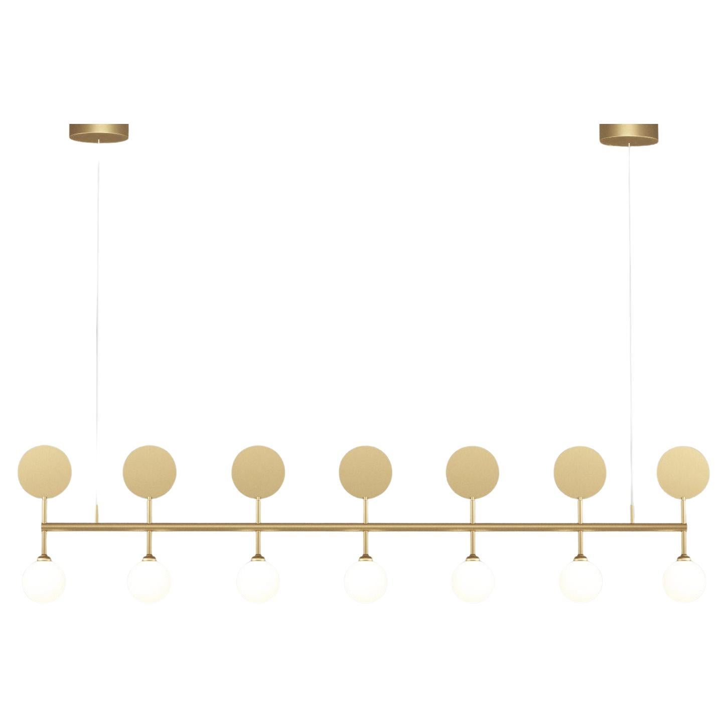 Lampada a sospensione in ottone Row di Atelier Ati