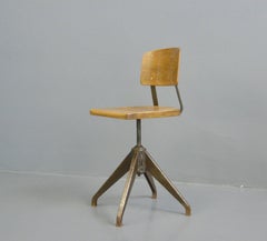 Rowac Model XIII Swivel Desk Chair, Circa 1920s