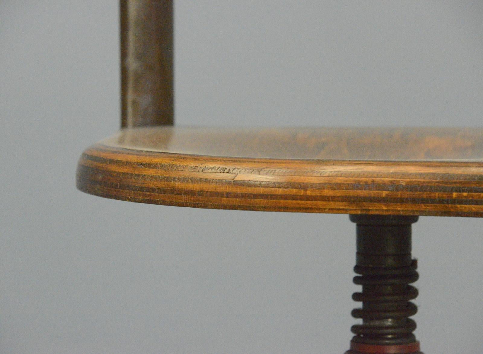 Steel Rowac Model XVI Swivel Desk Chair Circa 1920s