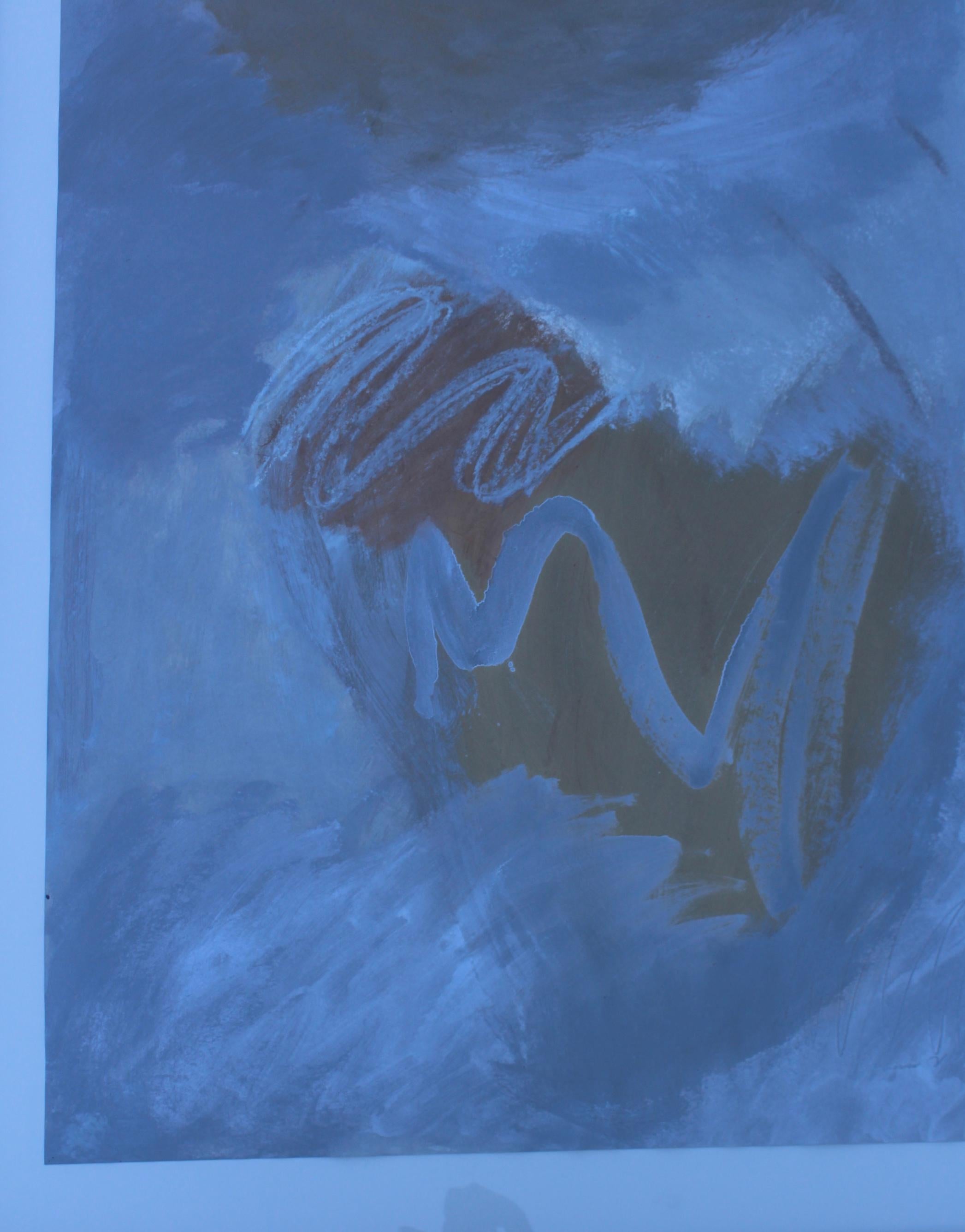 Abstraktes Kunstwerk von Rowann Villency (20. Jahrhundert) im Angebot