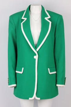 Rowen Rose Oversized Wool Blend Blazer Fr 36 Uk 8