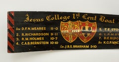 Rowing Oar Blade Jesus College First Lent 1944, Cambridge University