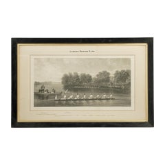 Used Rowing Print, London Rowing Club