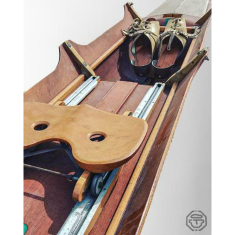 Ruderboot Wood, 1960er Jahre (Französisch) im Angebot