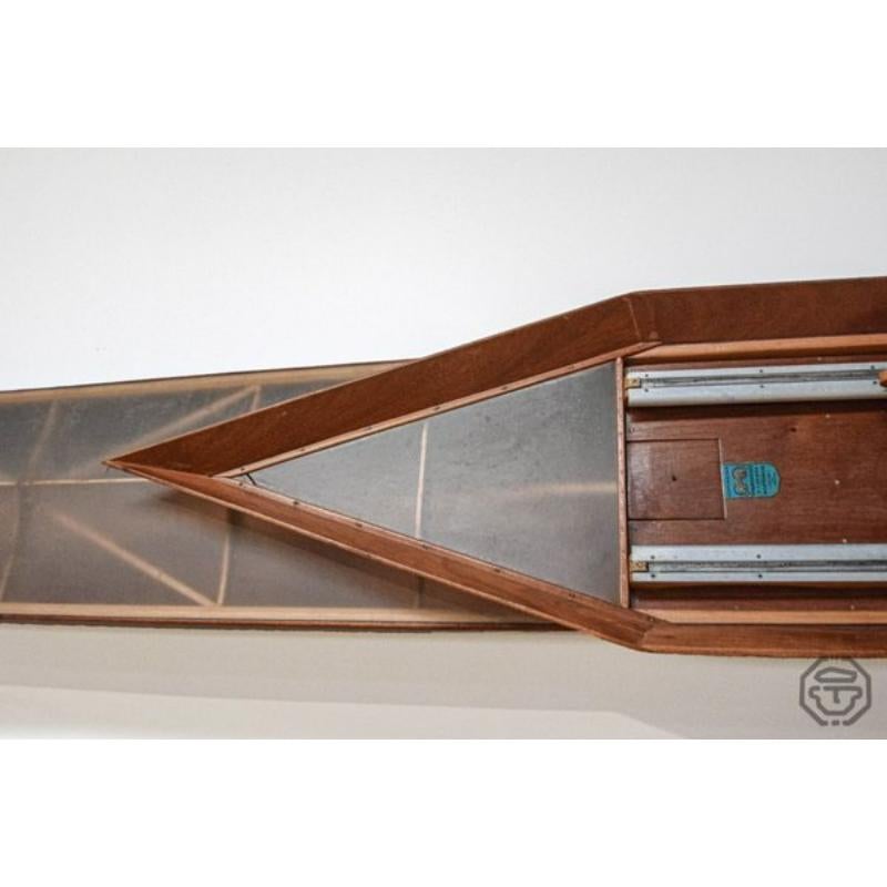Ruderboot Wood, 1960er Jahre im Zustand „Hervorragend“ im Angebot in Andrézieux-Bouthéon, FR