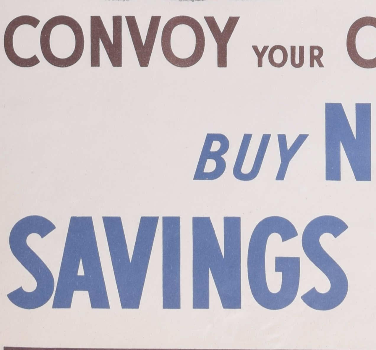 Convoy Your Country To Victory, cartel de propaganda de la 2ª Guerra Mundial por Rowland Hilder en venta 4