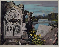 Rowland Hilder Shell Guide to Warwickshire manifesto pubblicitario Modern British Art