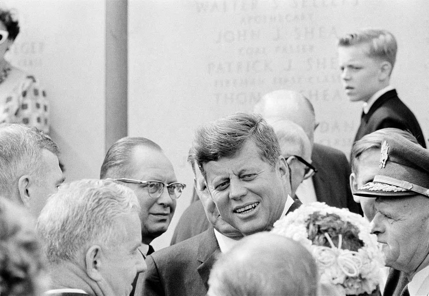 Rowland Scherman Black and White Photograph - John F. Kennedy