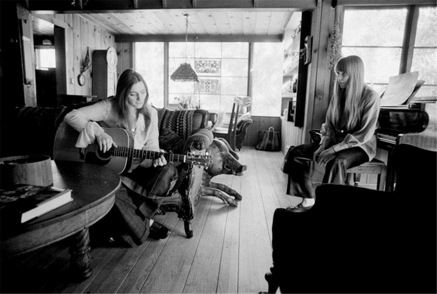 Judy Collins and Joni Mitchell, Lookout Mountain, Laurel Canyon, CA
