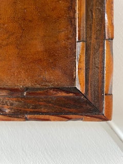 Rowley Gallery Framed Inlay Wood Panel 'Yellow Butterfly'