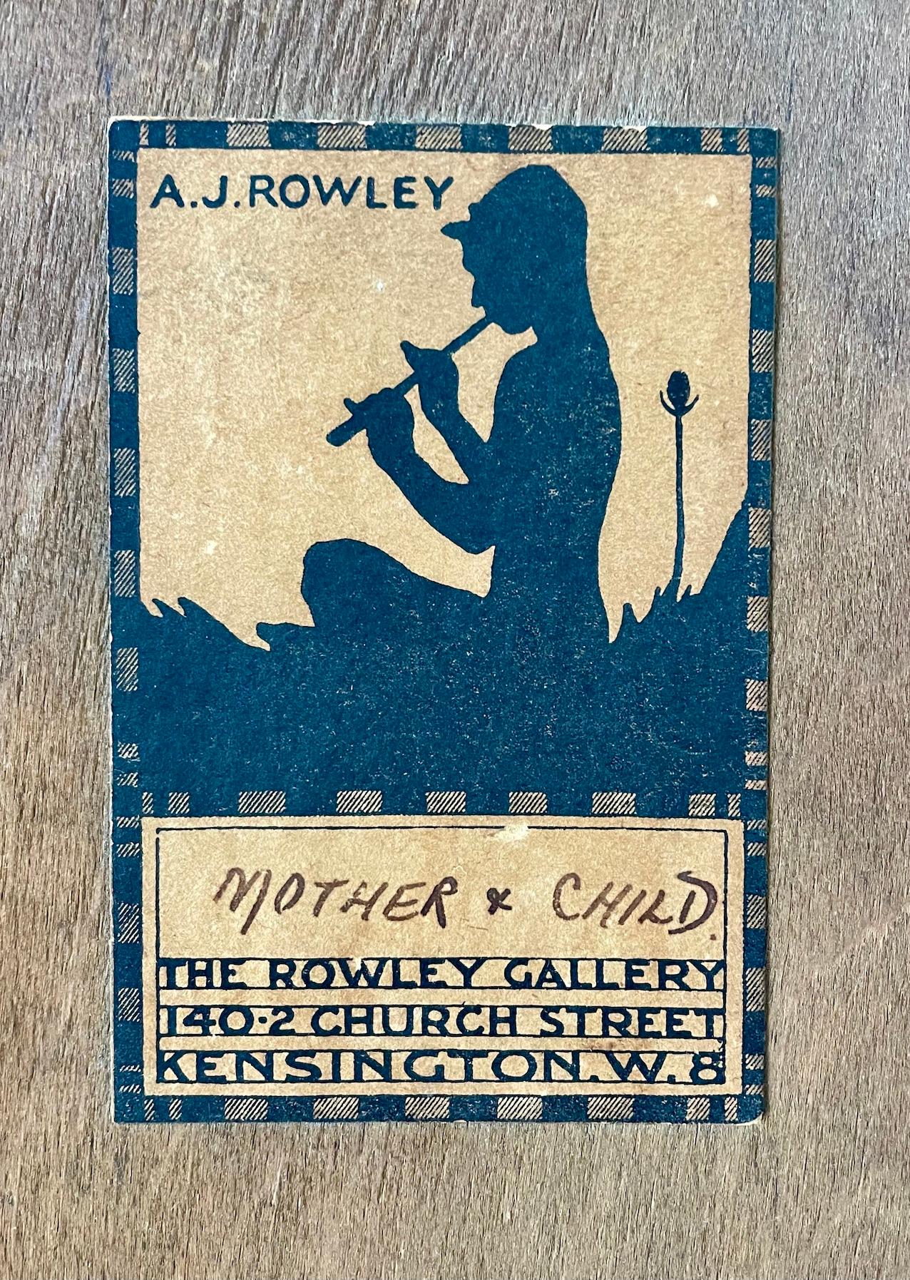 Rowley Gallery Framed Mirror 'Mother and Child' By W A Chase Inglés en venta
