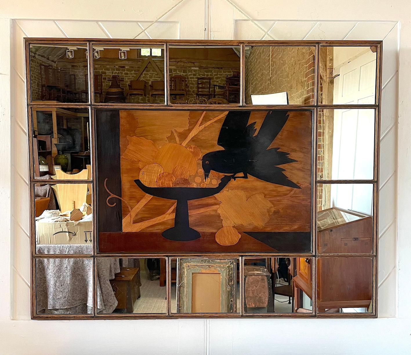 Inlay Rowley Gallery Large Mirror Glass Framed Panel 
