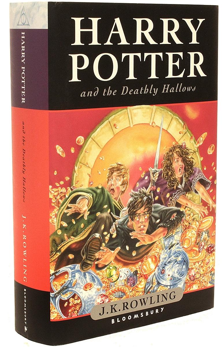 Author: ROWLING, J. K.

Title: Harry Potter and The Deathly Hallows.

Publisher: London: Bloomsbury, 2007.

Description: first London edition signed. 1 vol., signed on the title-page in blue by Rowling, verso of title-page print line states