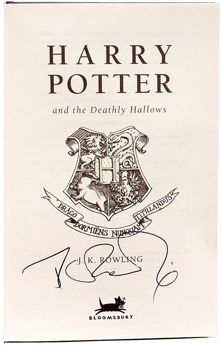 harry potter and the deathly hallows first edition