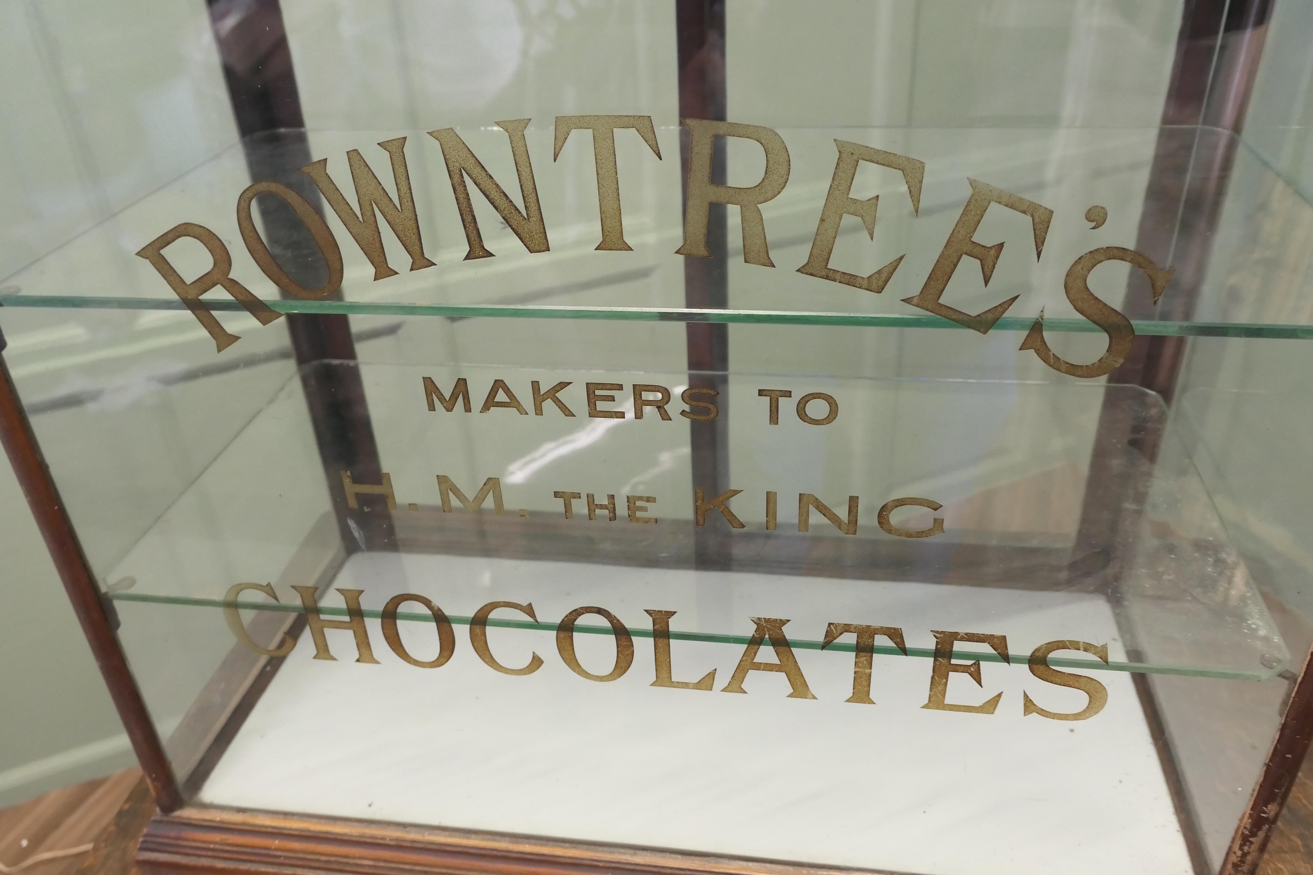 Rowntree's Sweet Shop Thekenaufsatz Vitrine (Glas) im Angebot