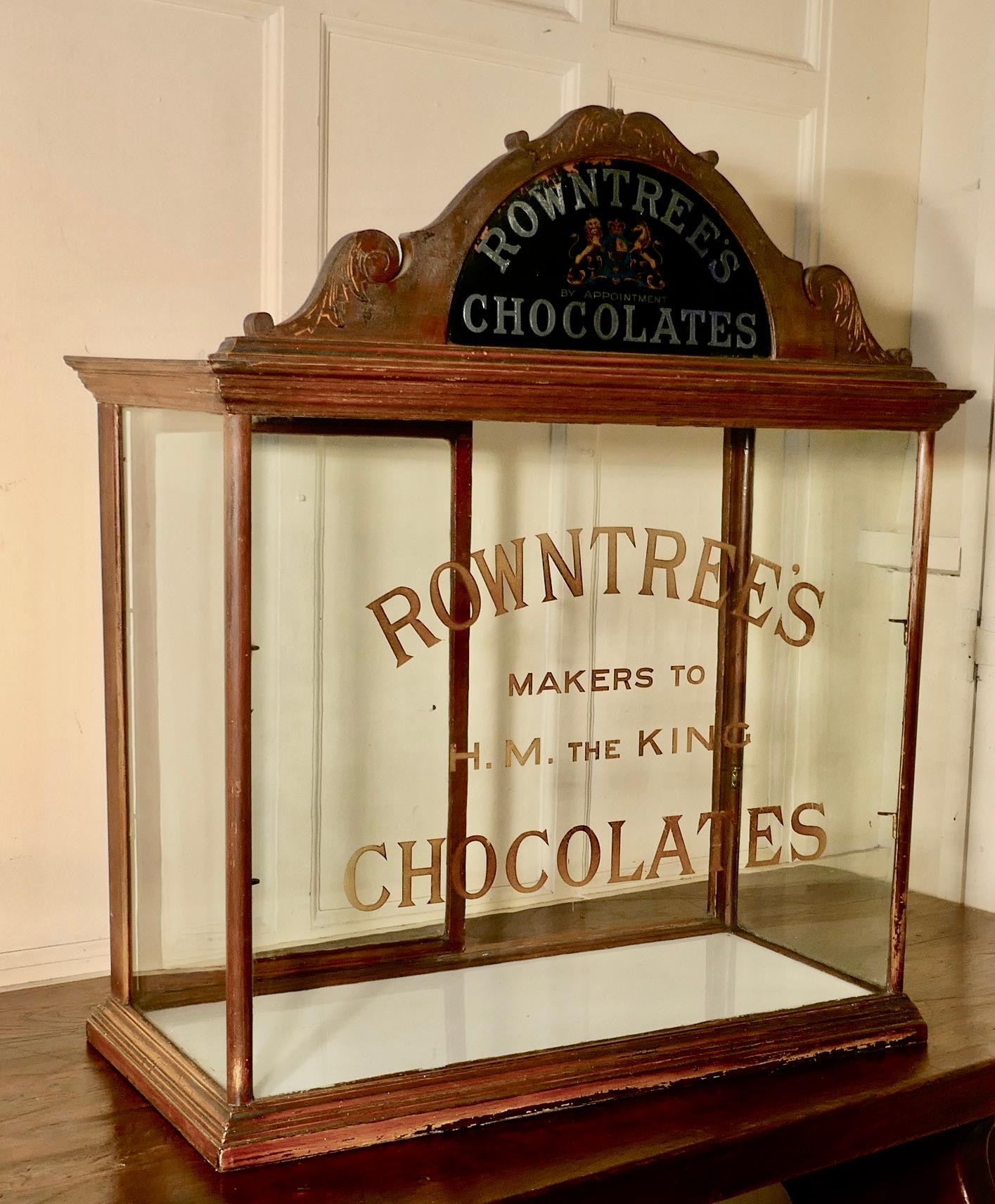 Industrial Rowntree’s Sweet Shop Display Cabinet   Advertising Shop Display Cabinet   For Sale