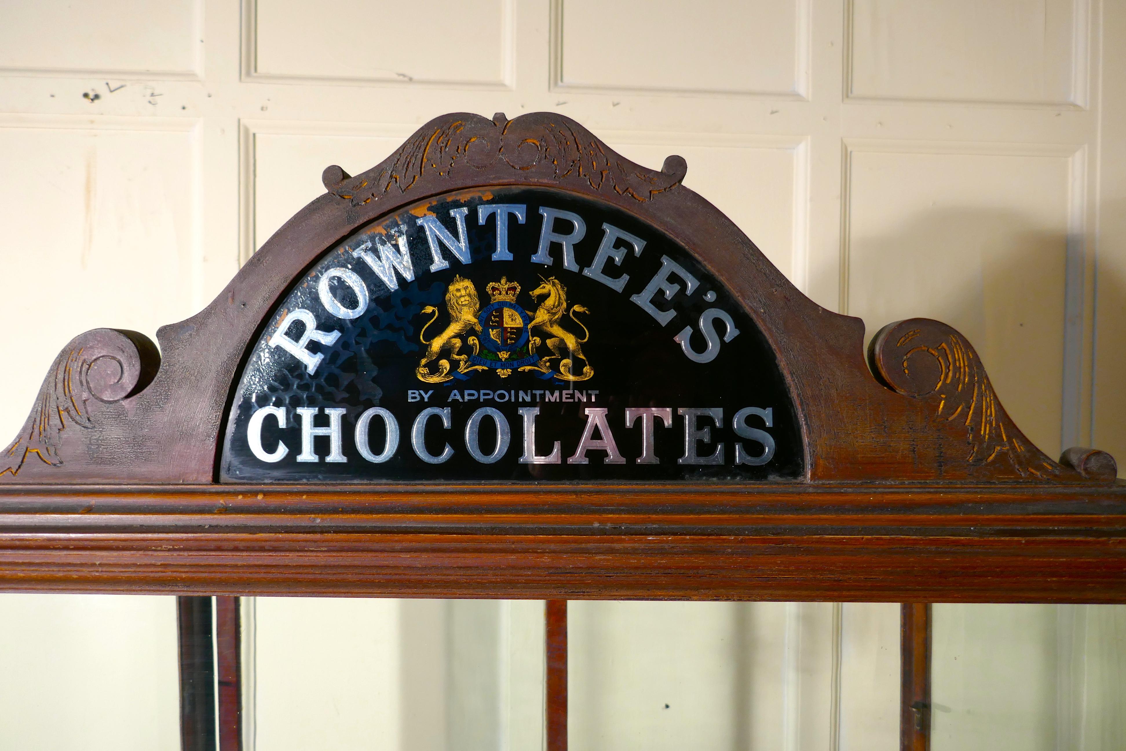 Early 20th Century Rowntree’s Sweet Shop Display Cabinet   Advertising Shop Display Cabinet   For Sale