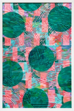 "Greenhouse Composition 36x24 Series 02", Geometric and Organic Abstract Print
