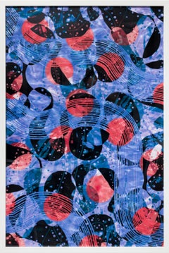 « Composition Greenhouse 36x24, série 16 », composition abstraite avec des cercles