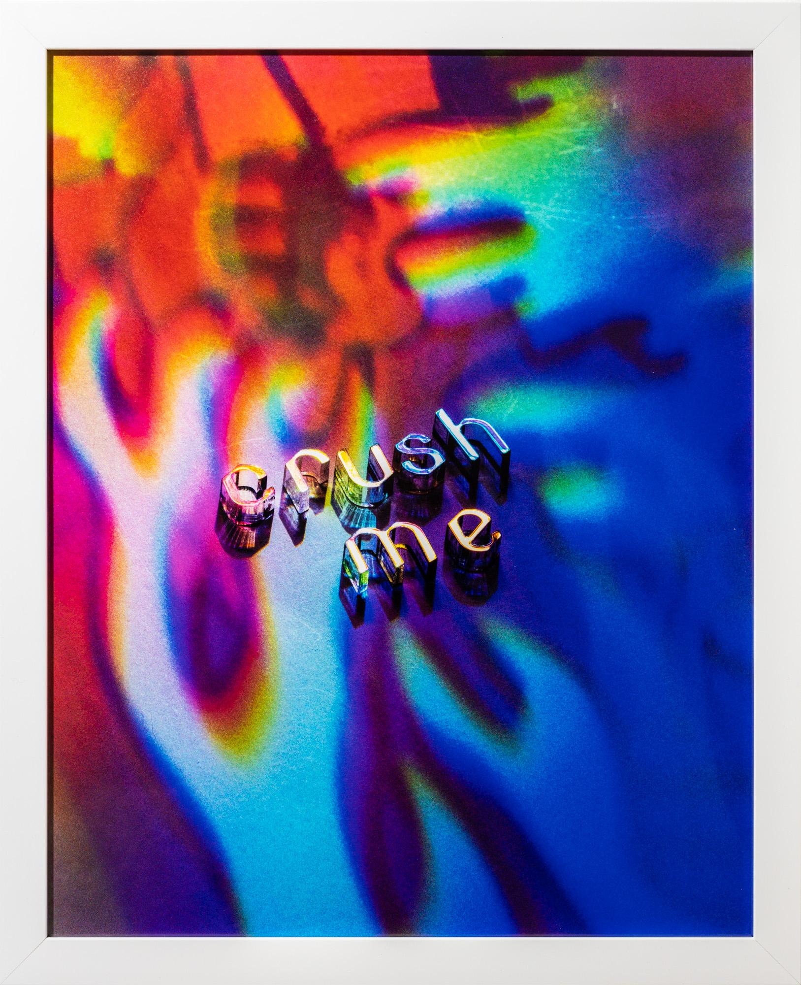 Roxana Azar Abstract Print - Crush me (framed)
