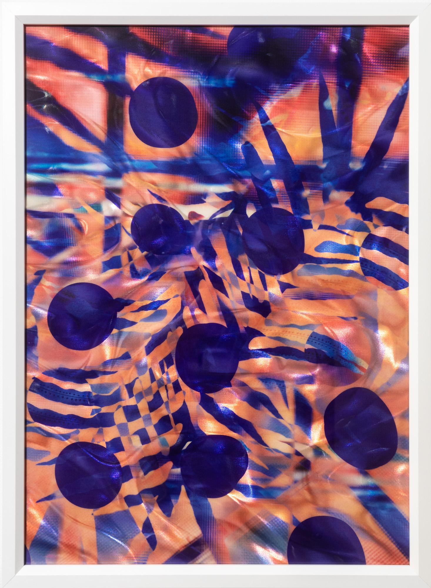 Roxana Azar Abstract Print - Greenhouse Composition Series 5 (framed)