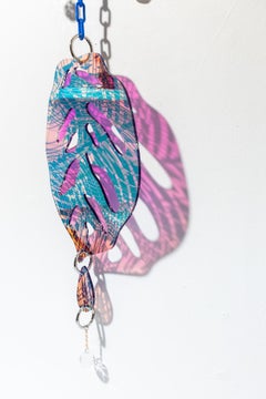 "Adansonii Suncatcher" Color Changing Abstract Botanical Sculpture